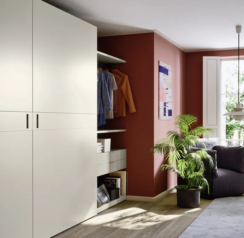 Sliding door wardrobe by Creations Woodkraft