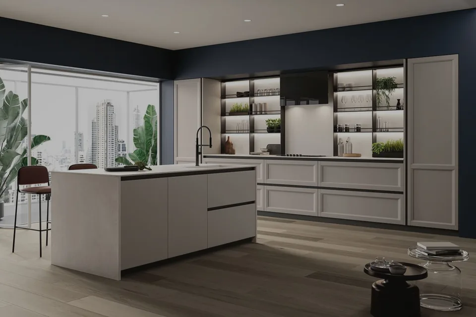 Island modular kitchen